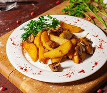 Картофель с грибами