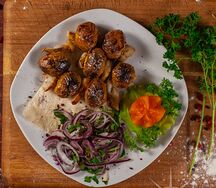 Шашлык из молодого картофеля