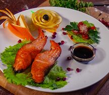 Шашлык из семги