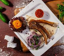 Шашлык из бараньей корейки