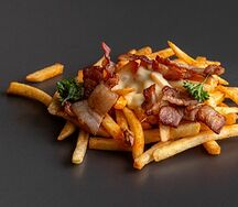 С сыром и беконом