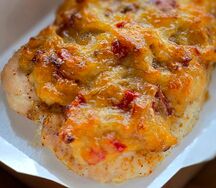 Филе птицы с перцем и сыром