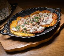 Драники с мачанкой