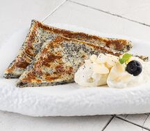 Маковый с творожным кремом