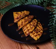 Карамельно-тыквенная вафля
