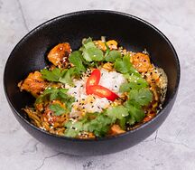 Желтый карри с курицей