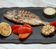 Форель на мангале