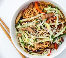 Лапша с уткой