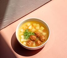 Суп с фрикадельками