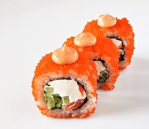 Калифорния спайси с креветкой