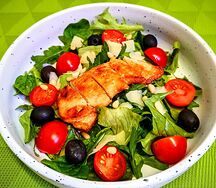 Салат грин с курицей