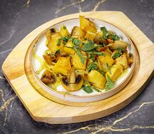 Картофель, жаренный с грибами