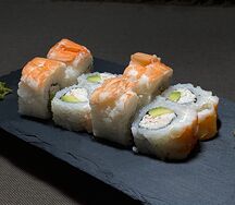 Снежный краб с креветкой