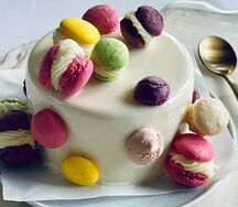 Бенто-торт с макарунами