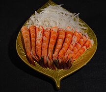 Сашими с креветкой