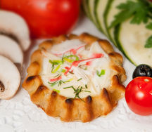 Перепечки с крабовым мясом 16 шт