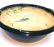 Суп острый с курицей и сливками