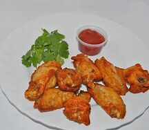 Жареные куриные крылышки М