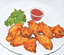 Жареные куриные крылышки Ex