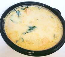 Суп с лососем и сливками