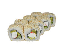 Ролл Калифорния в кунжуте