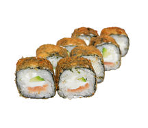 Горячий ролл с лососем