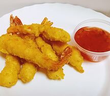 Креветки темпура