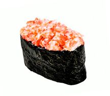 Гункан с креветкой