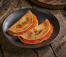 Блинчики Шинок с красной икрой