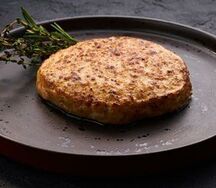 Котлета куриная с печёной тыквой