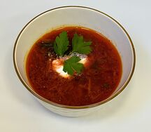 Борщ красный