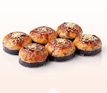 Запеченный ролл с лососем