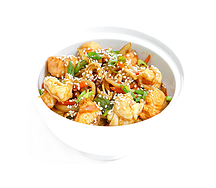 Wok c морепродуктами в устричном соусе