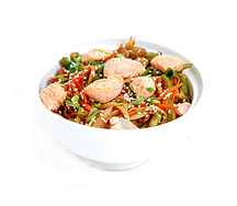 Wok c креветкой в кисло-сладком чили соусе