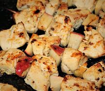 Шашлык из куриной грудки