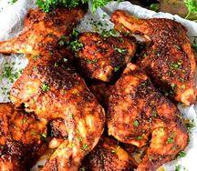 Шашлык из куриного окорока