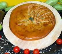 Пирог со шпинатом и сыром