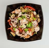 Лапша с морепродуктами
