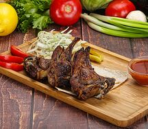Шашлык из бараньей корейки