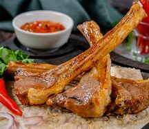 Шашлык из бараньей корейки