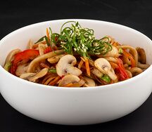 Лапша Удон с овощами