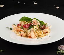 Паста с креветками