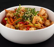 Лапша Удон с креветками