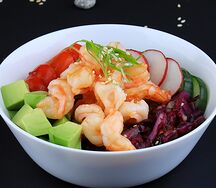 Поке с креветками