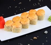 Крейтер с лососем и креветкой