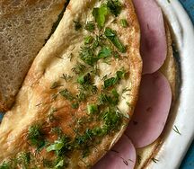 Омлет с ветчиной и сыром