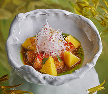 Севиче из лосося с манго