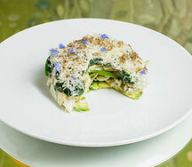 Салат с крабом и артишоком