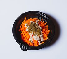 Морковь пряная с ореховым соусом