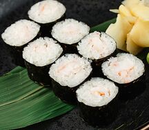Хосомаки с креветкой